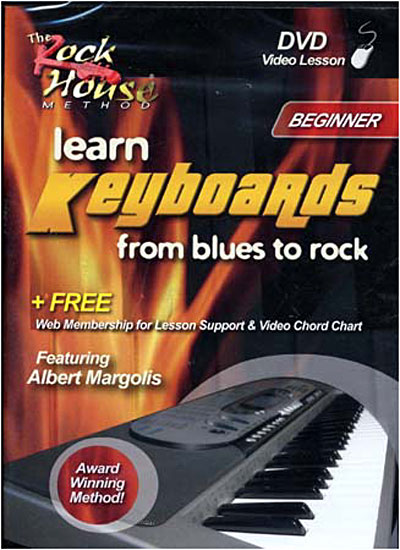 Learn keyboards from blues to rock