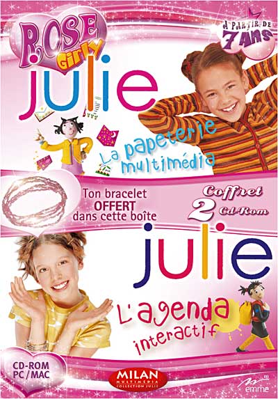 Pack Julie Agenda - Julie Papeterie + Bracelet
