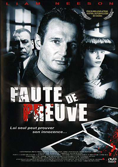 Faute de preuve