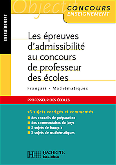 Les épreuves d'admissibilité au CRPE