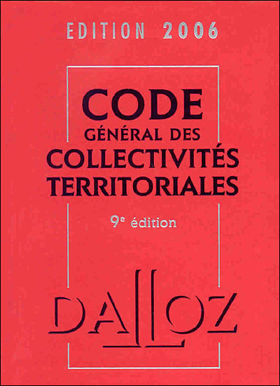 Code général des collectivités territoriales