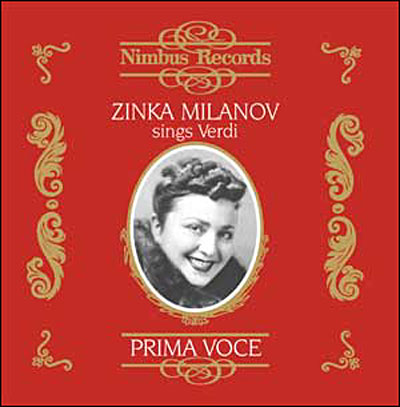 Milanov Sings Verdi/Prima Voce