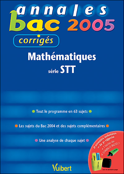 Annales du Bac Mathématiques STT