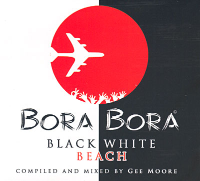 Bora Bora 9 black white beach