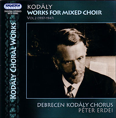 Zoltan Kodály: Werke Für Gemischten Chor Vol.2