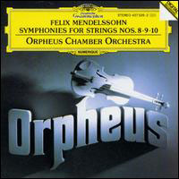 Symphonies pour cordes N°8, N°9 et N°10