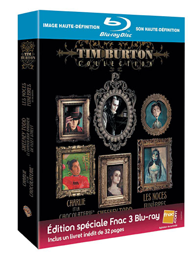 Tim Burton Coffret Edition Spéciale Fnac Blu-Ray