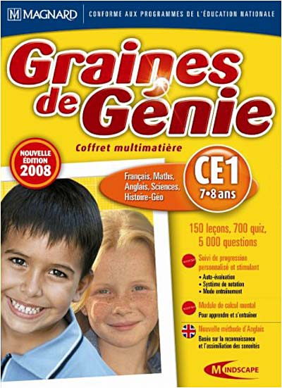 Graines de Génie - Coffret Multimatière CE1 - Version 2007/2008
