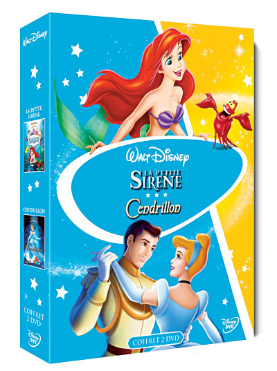 DVDFr - Princesses - Cendrillon + La petite sirène (Pack) - DVD