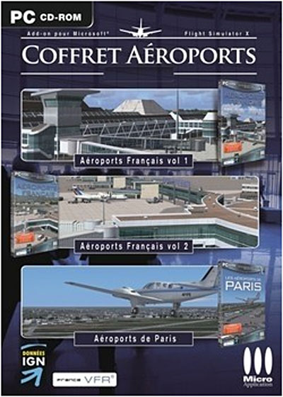 Avanquest (Micro-Application) Flight Simulator X : Coffret Aéroports