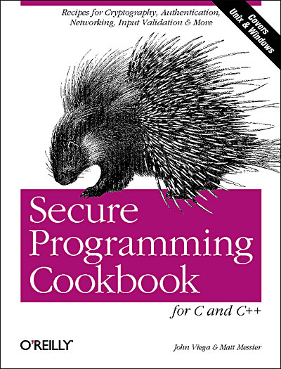 Secure programming cookbook for C and C++