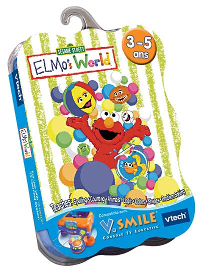 VSmile - Jeu éducatif Rue Sésame - Elmo's World