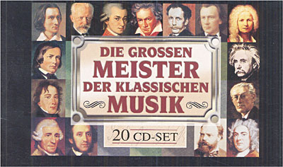 Grossen meister der klassischen musik/20 cd