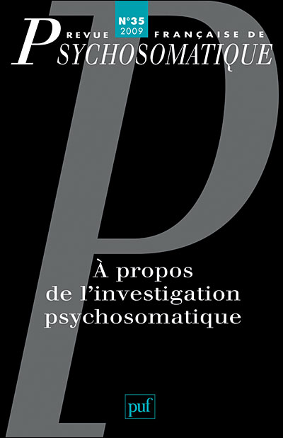 Rev. fr. de psychosomatique 2009