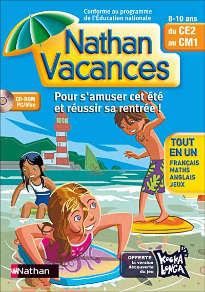 Nathan Vacances - Du CE2 au CM1