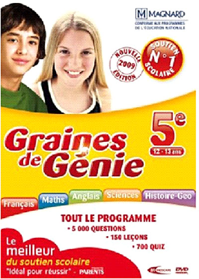 Acheter Graines de génie 5ème 2009-2010 État correct - 79,49 € Graines de génie 5ème 2009-2010 État correct - reconditionné disponible sur Fnac