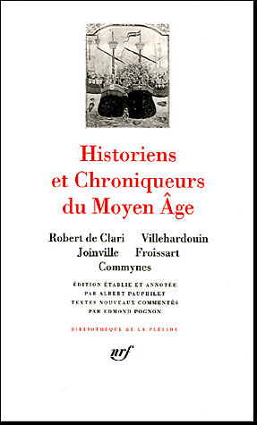 Historiens et chroniqueurs du moyen age