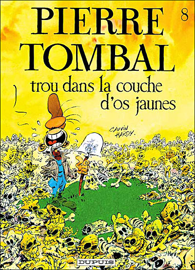 Trou dans la couche d'os jaune