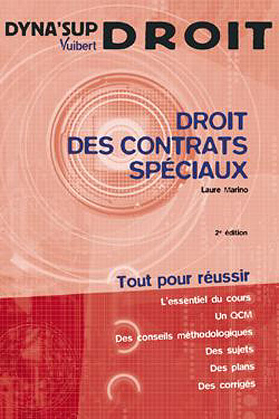 Droit Des Contrats Spéciaux - Broché - Laure Marino - Achat Livre | Fnac