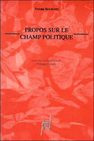 Propos sur le champ politique