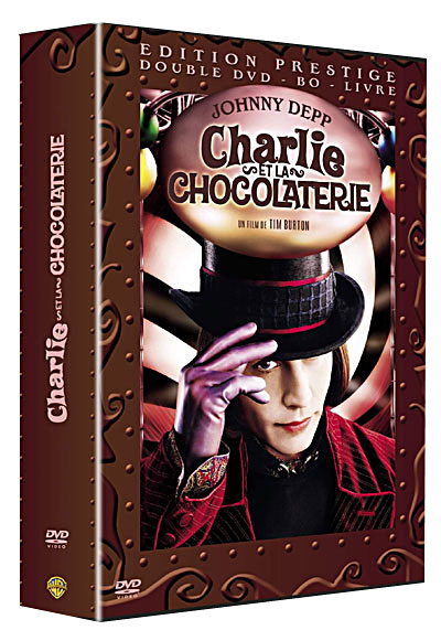 Charlie et la Chocolaterie Charlie et la Chocolaterie Blu-ray - Blu-ray -  Tim Burton - Johnny Depp - Freddie Highmore : toutes les séries TV à la Fnac