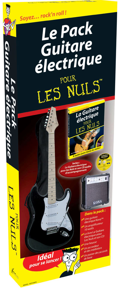 Pour les Nuls - Coffret livre et guitare - Pack guitare electrique pr nul -  M&M Merchandisers - Boîte ou accessoire - Achat Livre