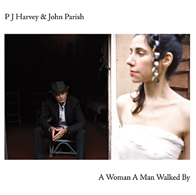 A woman a man walked by