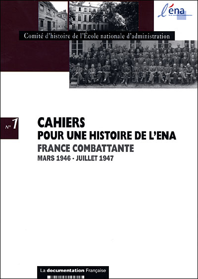 Cahiers pour une histoire de l'ENA -  Collectif - broché