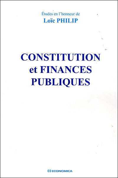 Constitution et finances publiques