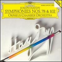 Symphonies N°78 et N°102
