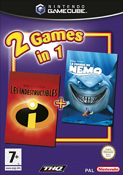 2 En 1 : Les Indestructibles + Le Monde de Nemo