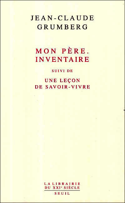 Mon père inventaire