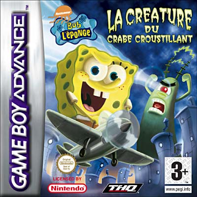 Bob L Eponge - La Créature du Crabe Croustillant