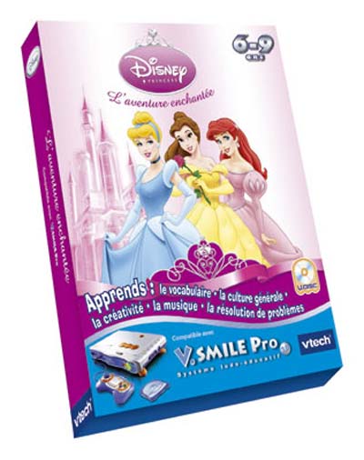 VSmile Pro - Jeu éducatif : Disney Princess - L'Aventrure Enchantée
