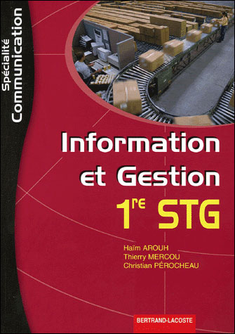 Info Et Gestion 1re Stg Sp. Communication
