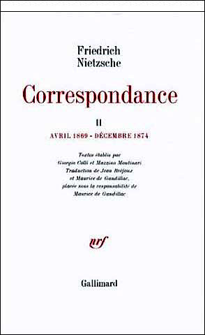 Correspondance (Tome 2-Avril 1869 - Décembre 1874)
