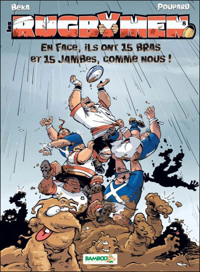En face ils ont 15 bras et 15 jambes comme nous !