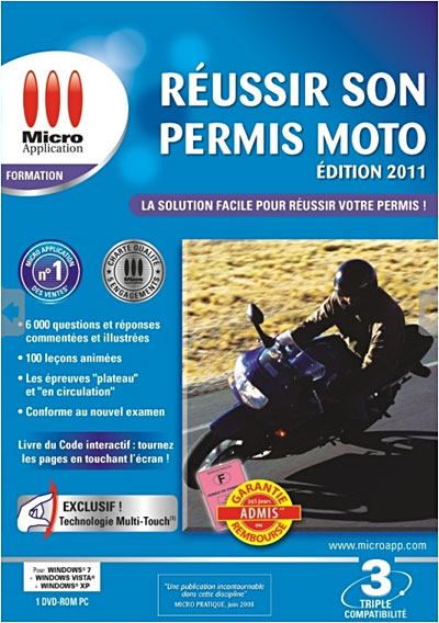 AVANQUEST (MICRO APPLICATION) R&eacute;ussir son permis moto 