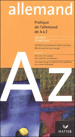 L'allemand de A à Z
