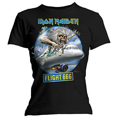 Tee-Shirt femme Flight 666 - Noir - Taille Small