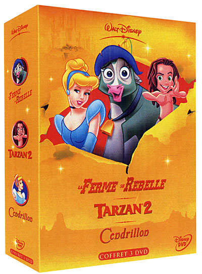 Coffret 3 dessins animés