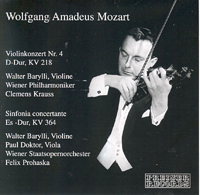 Violinkonzert KV 218/ Sinf. concertante KV 364