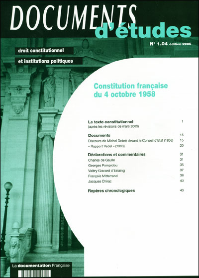 Constitution Française Du 4 Octobre 1958 - Broché - Philippe Ardant ...