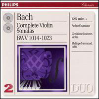 Sämtliche Violinsonaten (GA).BWV 1014-1023