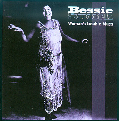 Woman's trouble blue