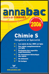 Annabac corrigés Chimie Term S