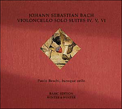 Suites pour violoncelle seul BWV 1010-1012 N°4 à N°6
