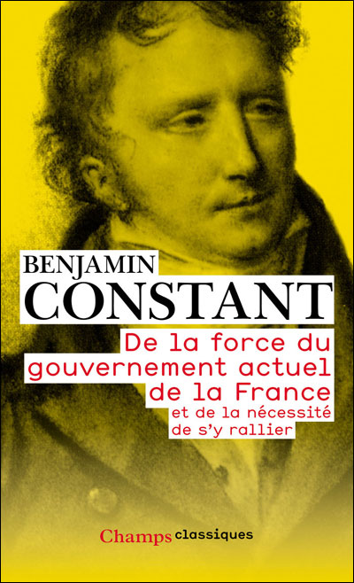De la force du gouvernement actuel de la France et de la nécessité de s'y rallier (1796) Des réactions politiques Des effets de la Terreur