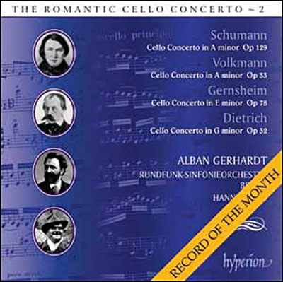 Concertos romantiques pour violoncelle, Volume 2