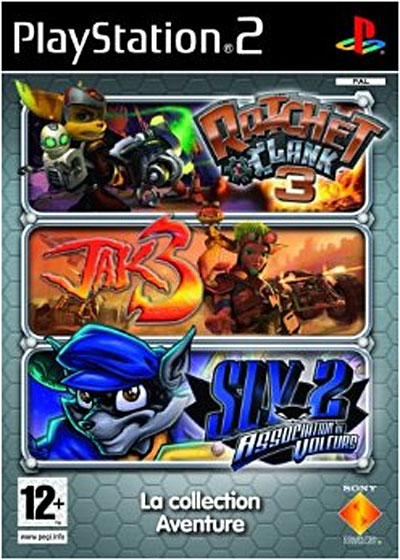 Triple Pack Jak & Daxter 3 + Ratchet And Clank 3 + Sly Raccoon 2